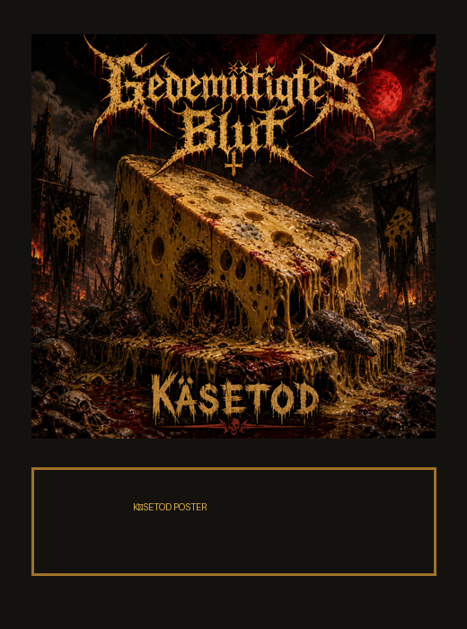 Käsetod Poster